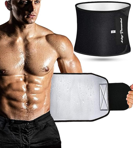 KingPavonini Waist Trimmer for Women & Mens Waist Trainer Sweat Belt Plus Size, Upgraded-FlexoryFit