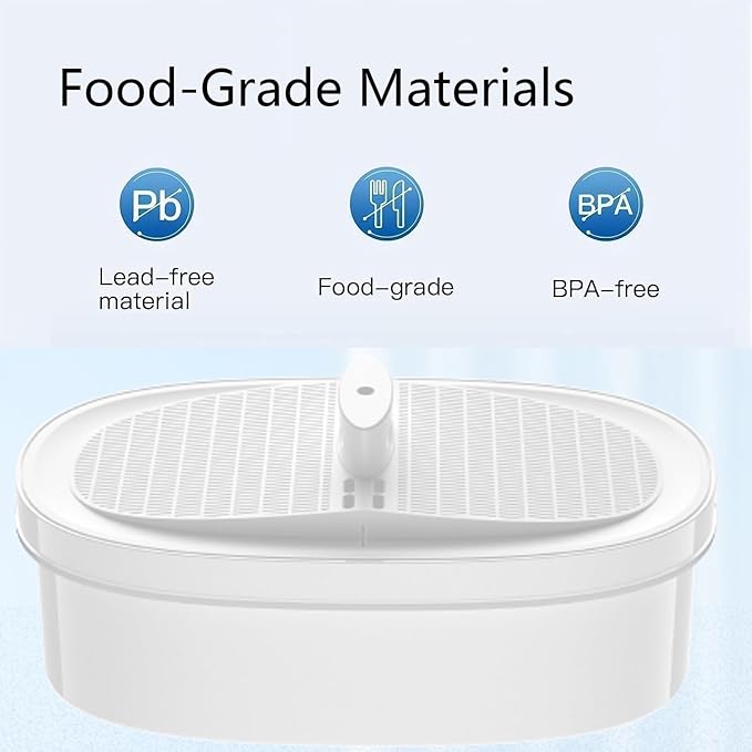 Replacement Filter for All Waterdrop® WD-PF-01A Plus, Reduces PFOA/PFOS, Chlorine, Compatible with Waterdrop® Pitchers, Lasts 3 Months or 200 Gallons(Pack of 3)