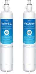 Waterdrop Replacement for GE® RPWFE®, RPWF (Built-in CHIP) Refrigerator Water Filter, Compatible with GFE28GYNFS, GFE28GELDS, PFE28KELDS, PFE28KYNFS, GFD28GELDS, PWE23KELDS, 2 Filters