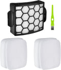 UV850 UV900 Filter Replacement for Shark Performance Lift Away DuoClean UV850 UV900 LA492 LA490 Upright Vacuum, 1 HEPA Filters and 2 Foam & Felt Filters, Compare to Part #XHF320 & XFFK602UKT