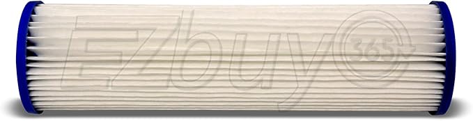 Pleated Sediment Water Filter Cartridge 9.87”x 2.5” Amplified Surface Area, Removes Sand, Dirt, Rust, Extended Filter Life WELL-MATCHED with WHKF-WHPL, 801-50, WB-50W, WFPFC3002, SPC-25-1050 (50 Pack)