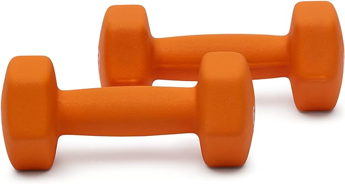 Amazon Basics Neoprene Dumbbell Hand Weights for Exercise and Muscle Toning-FlexoryFit