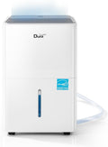 DuraComfort Dehumidifier for Basement,Up to 2500 Sq.Ft Small to Middle Rooms,Max to 35 Pints, Energy Star Certified Dehumidifiers,2024 New Model,White
