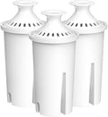 Filterlogic NSF Certified Pitcher Water Filter, Replacement for Brita® Water Filter Pitchers, Dispensers, Classic 35557, OB03, Mavea® 107007 and More (Pack of 3)