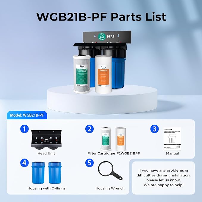 iSpring PFAS Whole House Water Filter System, SGS-Tested to Remove up to 99% - Image 6