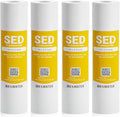 Max Water 5 Micron 10 x 2.5 Whole House Sediment Home Water Filter Cartridge Replacement for RO system Compatible with Well Water Filters - P5, AP110, WHKF-GD05, WFPFC5002, CFS10, 4 Pack