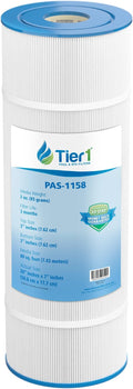 Tier1 Replacement for Pentair Clean & Clear Plus 320 Pool Filter Cartridge | Compatible with Unicel C-7470, Pleatco PCC80, Filbur FC-1976 | 20" x 7" | Trilobal Fabric | Washable Pool Cartridge