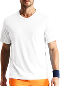 MIER Men's Quick Dry Workout Shirts Moisture Wicking Running Athletic Performance T-Shirts Recycled Polyester Top Tee