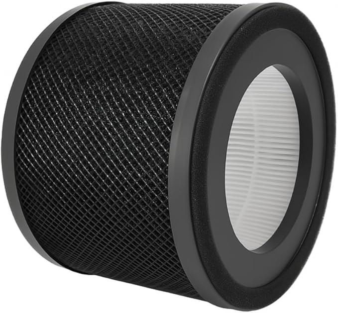 Nispira True HEPA Replacement Filter for Air Purifier, Compatible with Tao Tronics TT-AP001, 3 Packs
