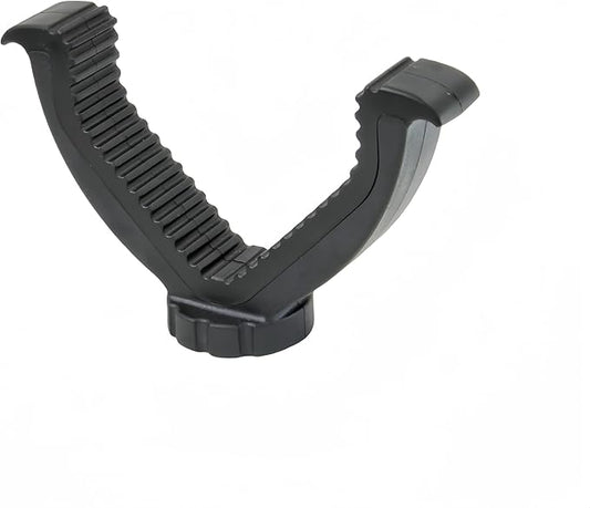 Shooting Stick with V Yoke, 22-62 inches Adjustable Aluminum Shooting Monopod for Hunting Rifles