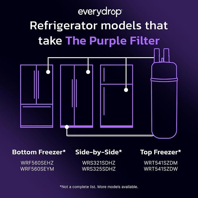 everydrop by Whirlpool Ice and Water Refrigerator Filter 1, Single-Pack - Image 7