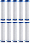 Shower head Filters, 10 Pcs, Ion Shower Drops Head Filter, PP Cotton Filtered Shower Handheld, Filter Element Multiple Specifications, Suitable for Different Models of Shower Heads (White, 8cm/3.15in)