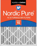 Nordic Pure 18x24x4 Pleated Air Filters MERV 15 Plus Carbon 1 Pack by NordicPure