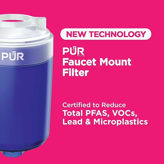 PUR PLUS Faucet Mount Replacement Water Filter 2-Pack, Genuine PUR Filter - Image 2