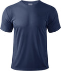 Boladeci Men's Swim Shirt Short Sleeve UPF 50+ Sun Protection SPF UV Moisture Wicking Lightweight Quick Dry Rash Guard