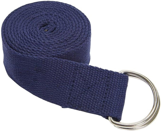 Everyday Yoga Super Strong Strap with Metal D-ring Buckle - Improve Flexibility, Stretching, and Physical Therapy Fitness.-FlexoryFit
