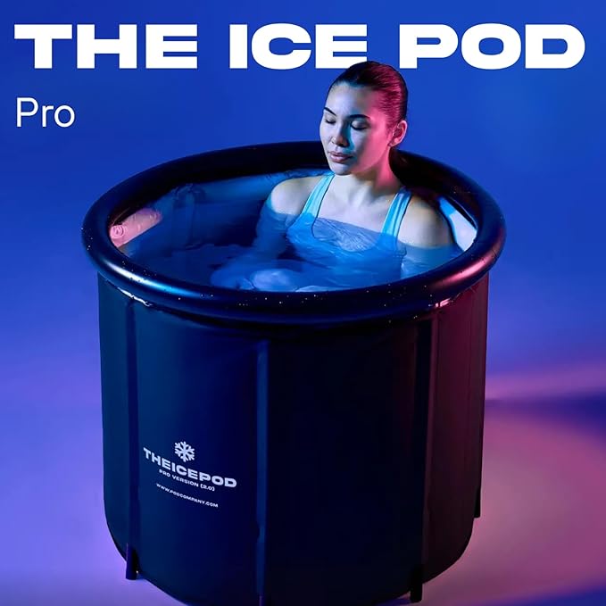 The Ice Pod Pro – Premium Cold Plunge Tub for Daily Recovery – Extra-Insulated Design with Thermal Lid – Built for Comfort, Performance & Durability - The Pod Company