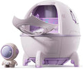 Mini Spaceship Shaped Humidifier with Night Light, USB Cute Humidifier Portable Household Ambient Light Humidifier US Plug