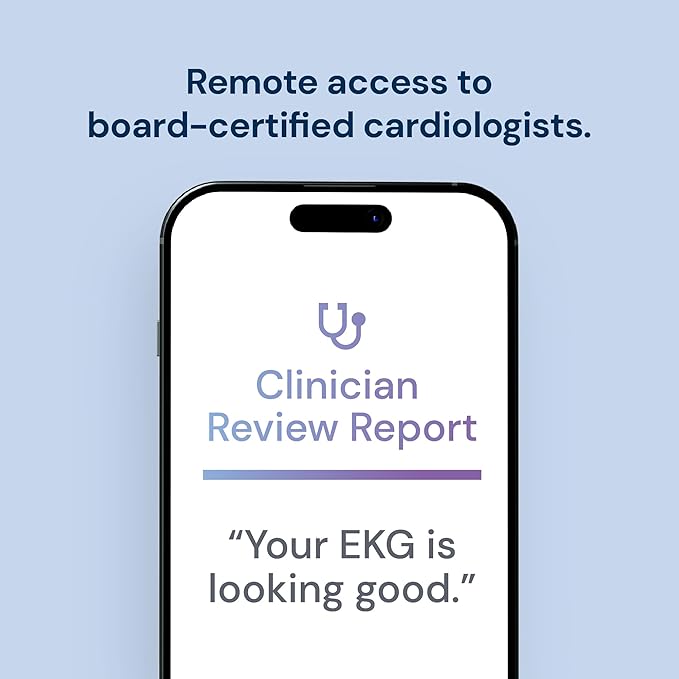 KardiaMobile 6L Max with 12-Month Subscription | 6-Lead Personal EKG Monitor | Heart Health Membership | Detects AFib & Irregular Arrhythmias | Easy Results in 30 Seconds | Works with Smartphones-FlexoryFit