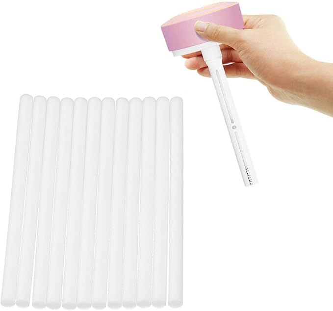 TOPINCN Humidifier Cotton Swab Replacement Stick Accessory Filter Stick Absorbent Cotton Stickcotton Core Humidistat Core Fiber Humidifying Cheering Stick