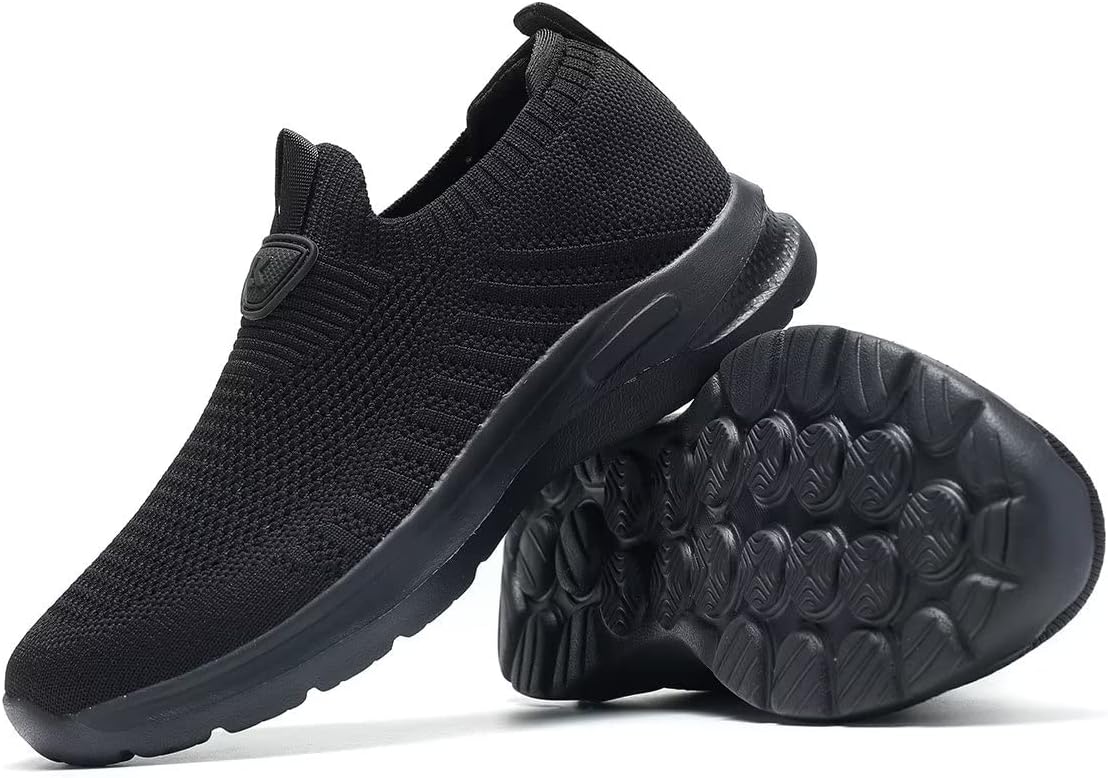 Mens Walking Shoes Lightweight Breathe Mesh Running Shoes Slip On Fashion Tennis Sneakers Comfort Gym Workout Zapatos de Hombre