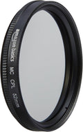 Amazon Basics Circular Polarizer Camera Lens Filter - 52 mm