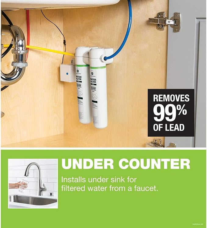 GE Profile FQROMF Under Sink Water Filter, Filter - Image 4