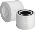 Core 300 Air Purifier Replacement HEPA Filter （3-in-1 Balance）for LEVOIT Core 300-P/300S, H13 True HEPA + Activated Carbon, 99.97% Dust Pollen Pet Dander Smoke, 2 Pack (white)
