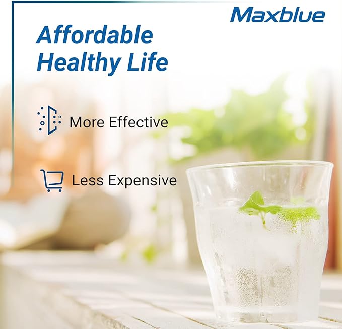 Maxblue MB-F13 Replacement for GE® MWF®, SmartWater® MWFP, MWFINT, MWFA, GWF, HDX FMG-1, GSE25GSHECSS, WFC1201, RWF1060, Kenmore® 9991 Refrigerator Water Filter