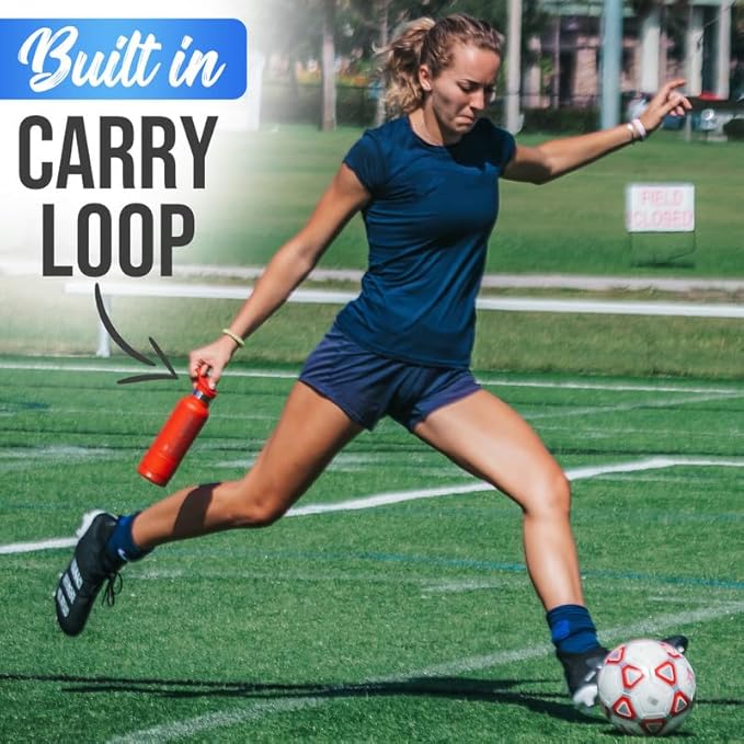 Coldest Insulated Water Bottle with Straw Lid - Stainless Steel Metal Insulated Bottle for Men & Women (Captain Blue, 32 oz)