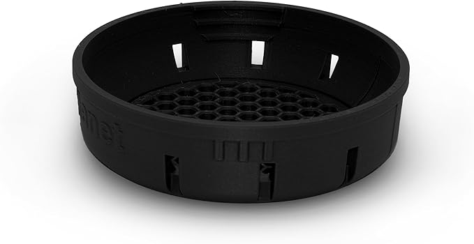 SplashNColor Pop Up Drain Strainer - 2-in-1 Durable Kitchen Accessory - Anti-Clogging Sink Drain Strainer Basket with Touch-Free Disposal for 3-1/2 Inch US Standard Drain - ABS - 22mm Height (Black)