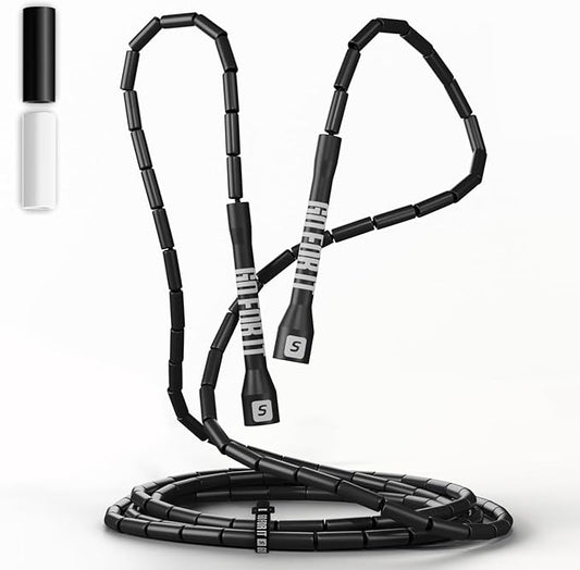Sportbit Elite Beaded Jump Rope - Adjustable Speed Rope for Fitness, CrossFit, Boxing - Tangle-Free, Lightweight-FlexoryFit