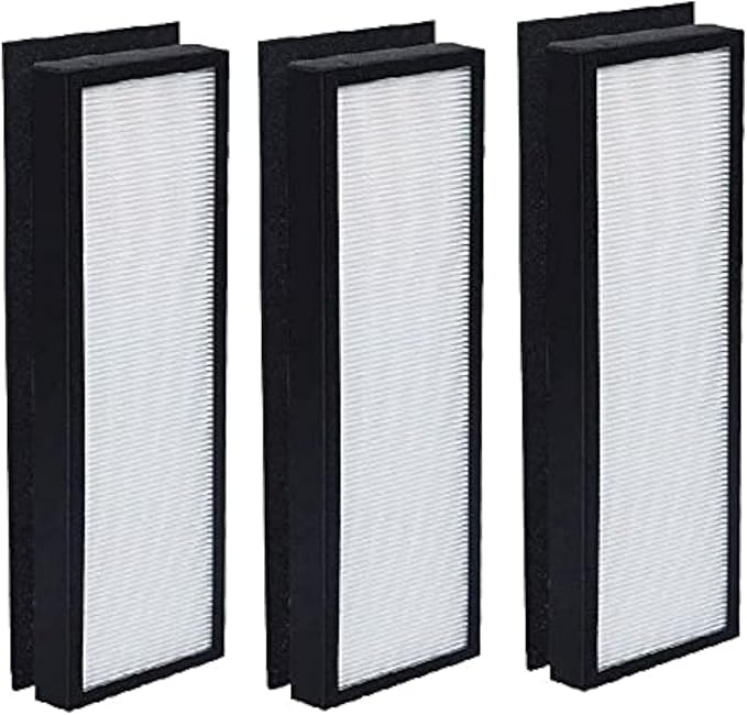 Nispira True HEPA Filter Carbon Pre Filter Compatible with Alen Breathe T500 Smart Tower Air Purifier. Compared to Part TF60, 3 Packs