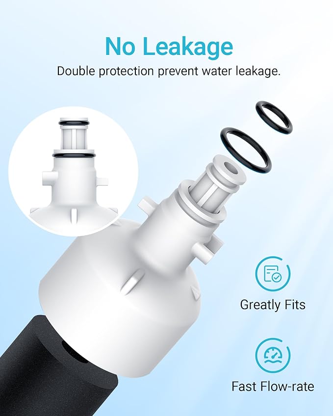 AQUA CREST 847200 Refrigerator Water Filter Replacement for Fisher & Paykel 847200, Fisher & Paykel Refrigerator Model Number E522, E422, E402