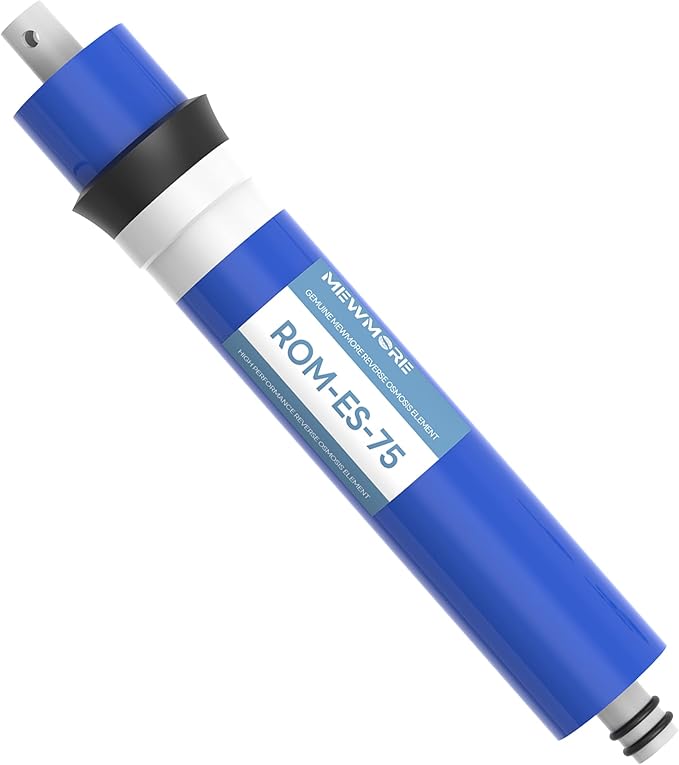 75 GPD RO Membrane, 11.75"x1.75" Reverse Osmosis Membrane Filter Replacement Element for Under Sink RO Drinking Water Filter Purifier Filtration System, 1-Pack