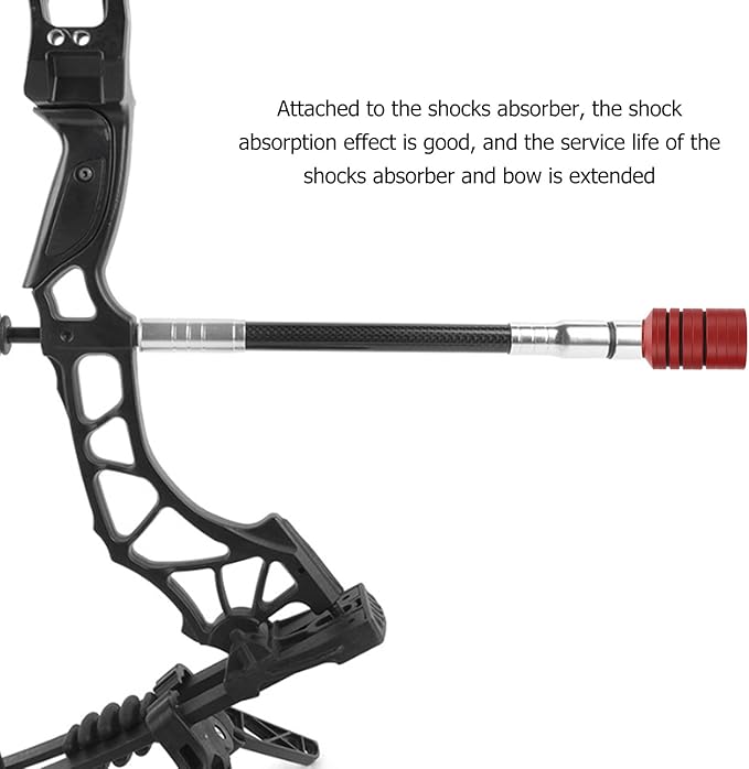 VBESTLIFE Archery Bow Stabilizer Weight Kit, Detachable Aluminum Alloy Counterweight Kit for Recurve Bow and Compound Bow