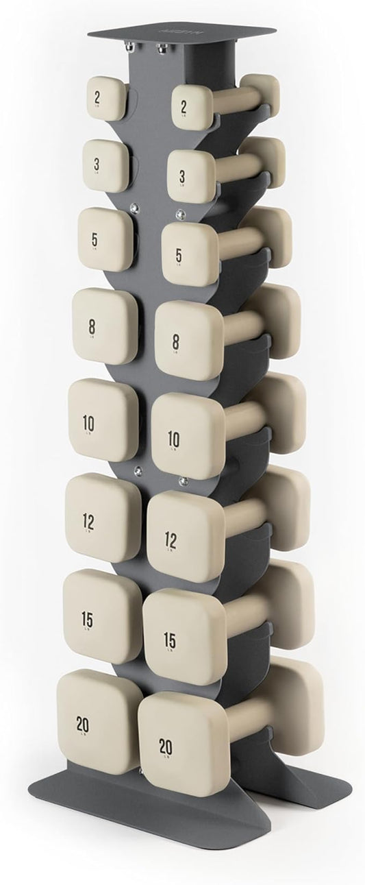 SafeGrip Dumbbells, Anti-Slip, Anti-Roll, Thick Handles, Free Weights, Square Dumbbells for Secure Workouts at Home, Weightlifting, and Personal Training-FlexoryFit