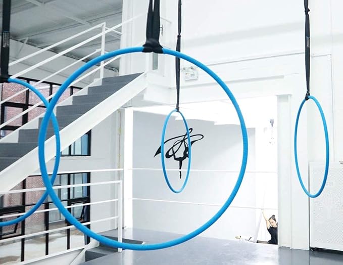 PRIOR FITNESS Premium Lyra Hoop Tape, Aerial Lyra Hoop Anti Skid Tape, 16.4ft/5m Aerial Hoop Lyra Tape Non-Slip Grip Tapes Yoga Rig Tape for Exercises Gymnastics Acrobatics Kinesiology-FlexoryFit