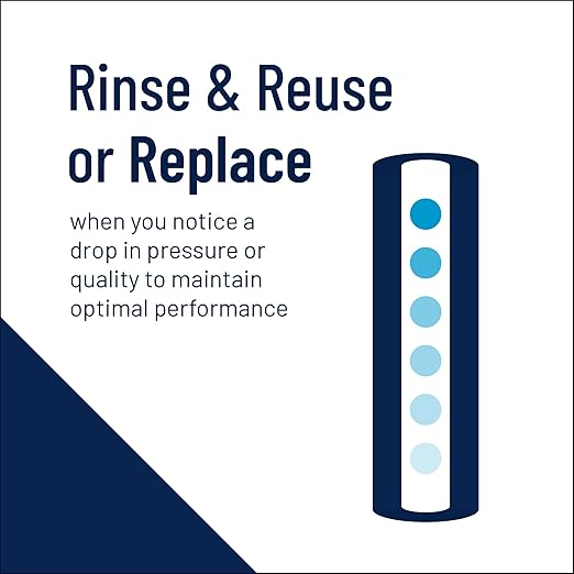 Pentair Pentek R50 Sediment Water Filter, 10-Inch, Under Sink Pleated Polyester Filter Cartridge, 10" x 2.5", 50 Micron, Pack of 2