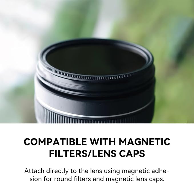 Kase 77mm Magnetic Adapter Ring, Aviation Aluminum 0.5s Snap-On Frame - Image 4