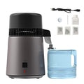 Bonnlo High Efficiency 1.1 Gallon Water Distiller, BPA-Free Container & 304 Stainless Steel Interior, Countertop Distilled Water Machine w/Overheat Protection & Flame Retardant for Home, CPAP, Gray
