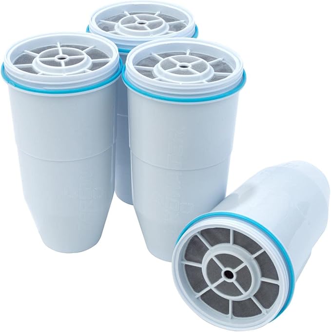 ZeroWater 4-Pack Replacement Filter Cartridges ZR-004, Basic pack by ZeroWater