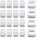 Ceramic Cat Water Fountain Replacement Filters, 16 Pack Pet Fountain Replacement Filters and 4 Pack Foam for Tritone/Fiumi Drinking Fountain