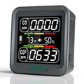 Air Quality Detector,SQECH 4-in-1 Indoor Air Quality Detector Measures CO2, CO, Temperature and Humidity,CO2 Detector with Alarm,for Home,RV,Camping,Travel&Outdoor