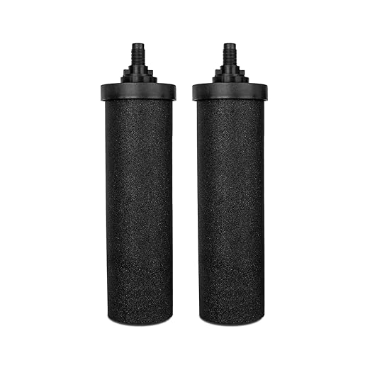 AquaEasy NSF/ANSI 372 Certified Stainless Steel Gravity Water Filter System (2.25 Gallon) 2X Activated Carbon Filter, Stainless Steel Tap and Wooden Stand | Countertop Water Filtration System (Matte)