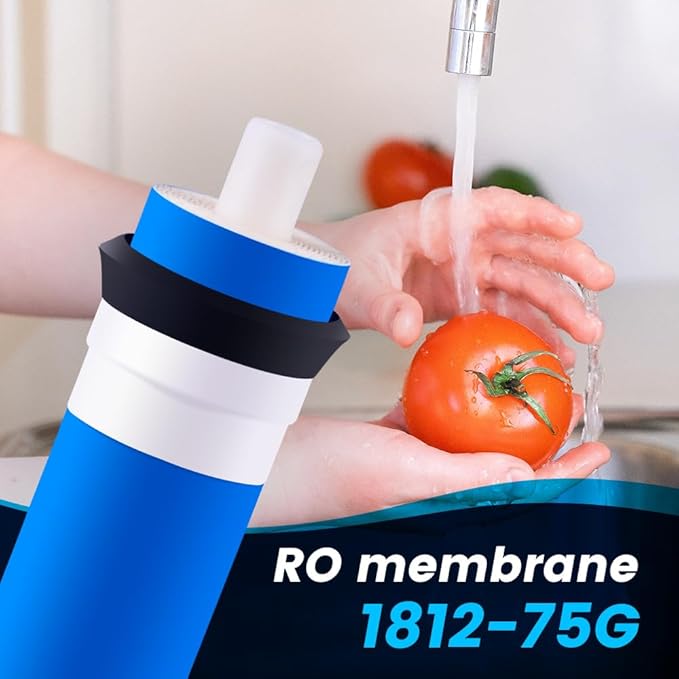 – 75 GPD Membrane for Reverse Osmosis Membrane – Fits Under Sink RO Water Filtration System – Removes Bad Taste and Odor – Membrane Water Filter Replacement, Pack of 25