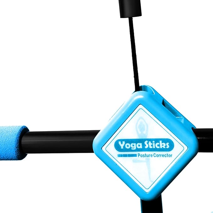 Back Straightener Posture Corrector|Yoga Stick Stretching Tool for Women and Men|Portable Posture Corrector Pole,Stretch Mobility Stick, Physical Workout Exercise Dowel-FlexoryFit