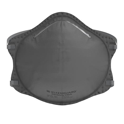 Kleenguard™ 3300 Series OV N95 Particulate Respirator (54629), RA3316 Molded Cup Style, NIOSH-Approved, Regular Fit, Grey (20 Respirators/Box)-FlexoryFit
