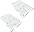 WJ85X21746 Air Filter Replacement Parts for Room Air Conditioner Compatible with AHQ06LYW1,AHQ06LYQ1,AHR05LWQ2,AHR05LWQ2,Replaces A0010209471,AP6280063,White(2 Packs)