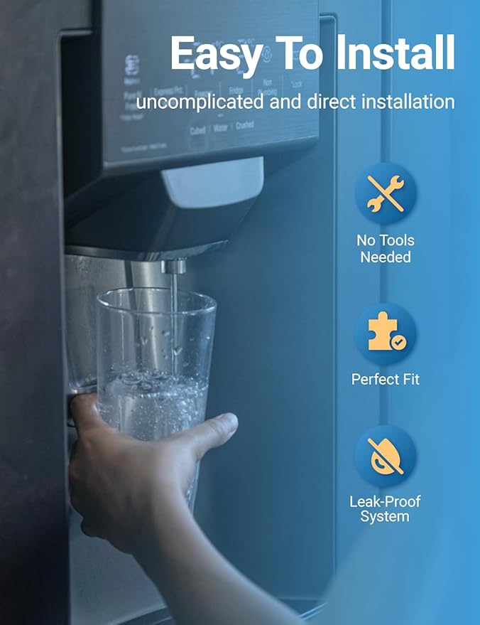 HAF-QIN/EXP Water Filter Replacement for samsung Haf-qin DA97-17376B RS27T5200SR RS22T5201SR RF27T5241SR RF23M8070SG DA97-08006C Rf28T5001SR RF27T5201SR RF27T5201SG Water Filter,4pack,by Cobectal